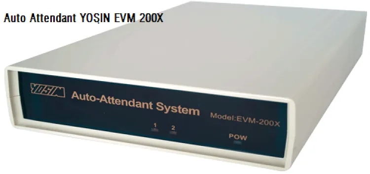 EVM100X/200X Auto-Attendant YOSIN