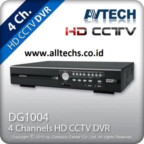 AVTECH  CCTV DVR Avtech DG1004 AHD or Analog cctv 4 Channel 1 avdvr
