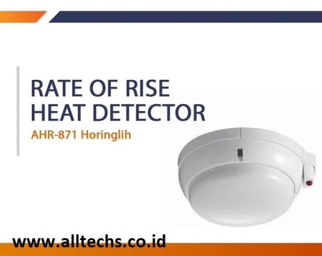 Fire Alarm Rate of Rise ROR Heat Detektor Panas Horing Lih AHR-871