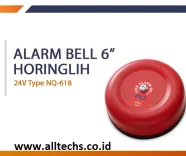 Fire Alarm Kebakaran Bell 6 inchi 24 Volt Horing Lih NQ618