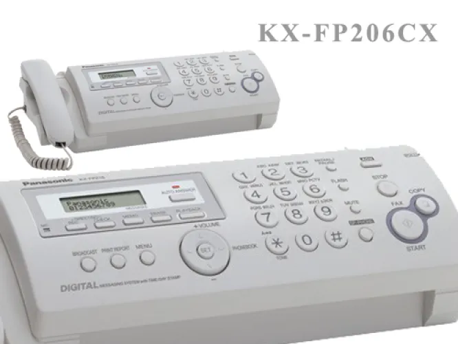 Facsimile Panasonic KX-FP206CX 1 kx_fp206cx