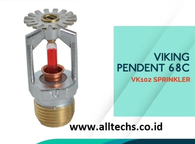 Viking Fire Sprinkler Pendent 68 C Viking VK102 1 vi